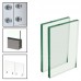 Toughened Glass for Balustrade 10mm/12mm/14mm/16mm - Laminated Safety Glass - Handrails 1100mm 0.74kN/M / 1.5kN/M / 3.0kN/M