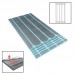 25mm XPS Foam Insulation Boards for Underfloor Heating (UFH) System - 10mm - 16mm wet piped underfloor heating systems